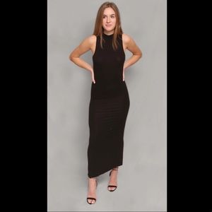 Long Black Bodycon Dress